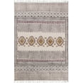 thumbnail image 1 of Casavani Geometric Custom Size Rectangle Rug, Beige 4x7 feet, 1 of 6