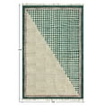 thumbnail image 1 of Casavani Green Block Printed Cotton Dhurrie Hallway & Stair Runner Rug Farmhouse Runner Rug 4x15 feet, 1 of 6