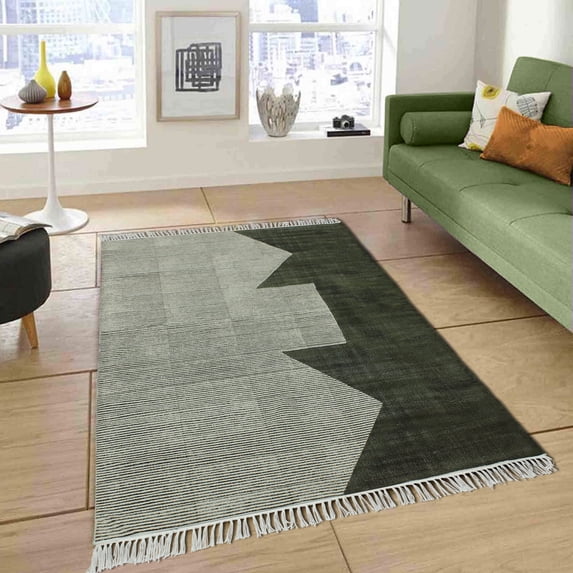 Casavani Hallway Rug Large Area Rug Yoga Mat,Green 3x20 feet