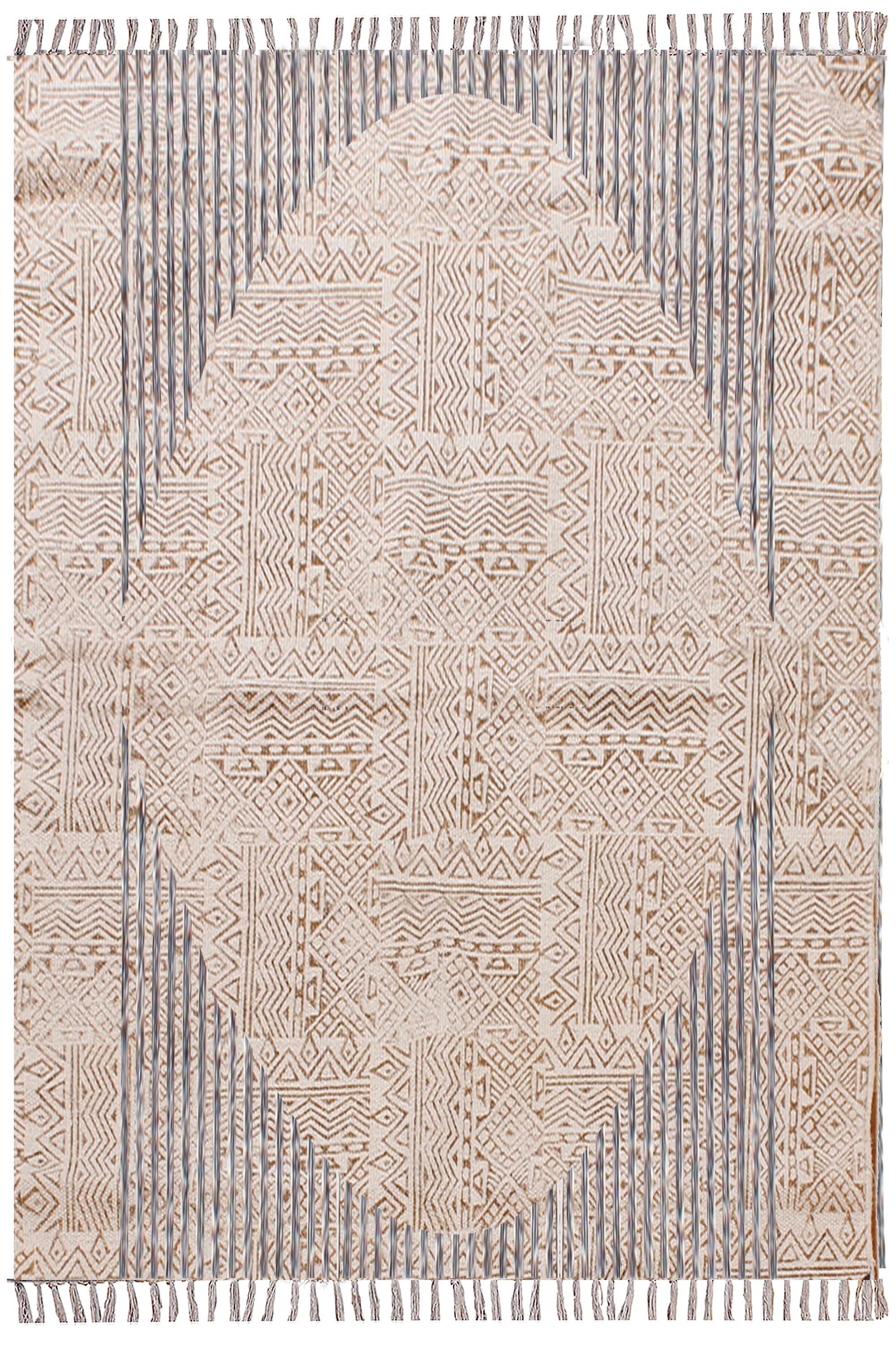 Casavani Hand Block Printed Blue Cotton Hallway Stair Runner Area Rug ...