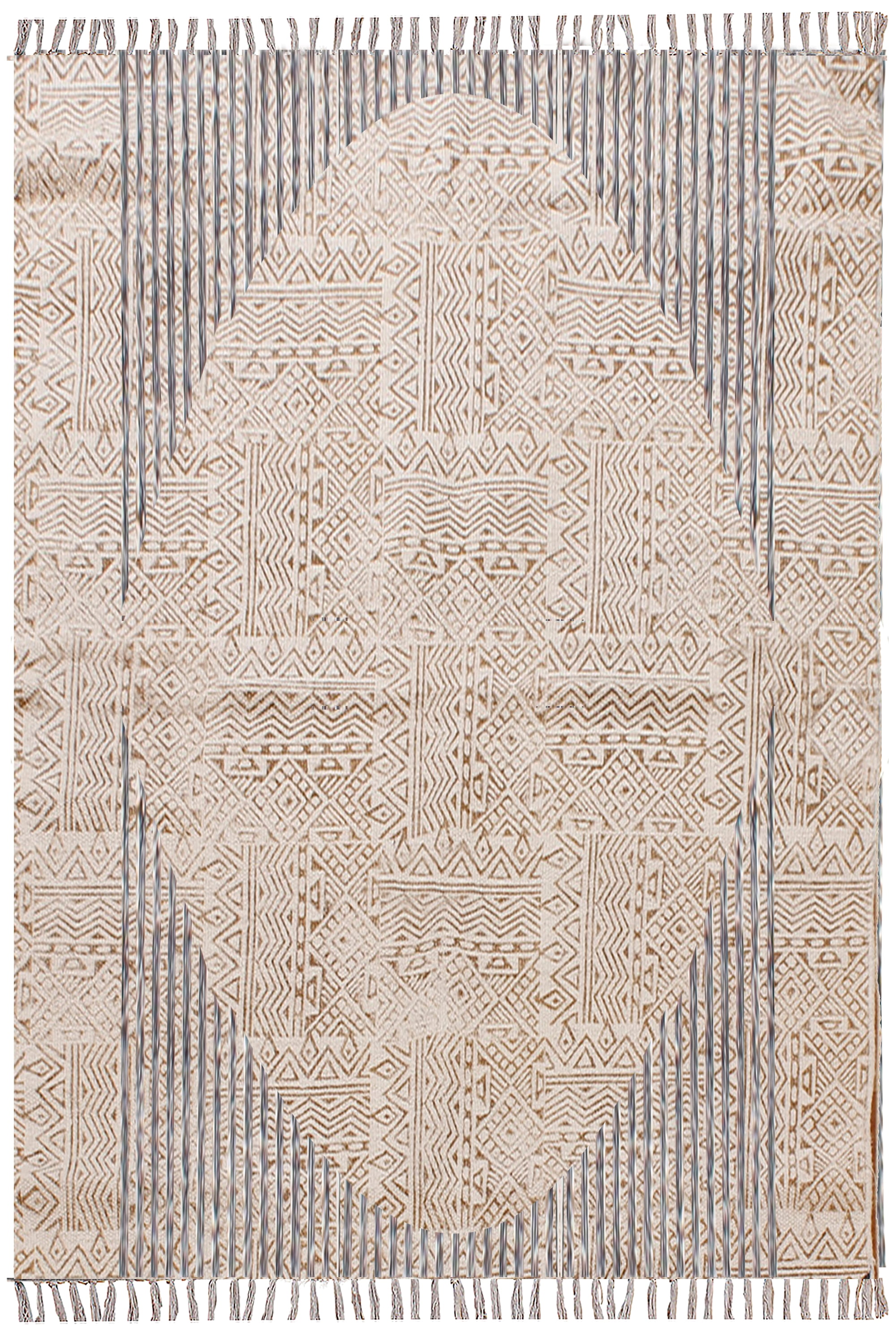 Casavani Hand Block Printed Blue Cotton Hallway Stair Runner Area Rug ...