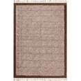thumbnail image 1 of Casavani Hand Block Printed Cotton Dhurrie Brown Kitchen Area Mat Indoor Outdoor Rug Home Decor Kilim 3x5 feet, 1 of 6