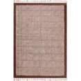 thumbnail image 1 of Casavani Hand Block Printed Cotton Dhurrie Brown Kitchen Area Mat Square Outdoor Rug Home Decor Kilim 5x5 feet, 1 of 6
