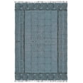 thumbnail image 1 of Casavani Hand Block Printed Cotton Dhurrie Grey Kitchen Area Rug Outdoor Décor Kilim 3x5 feet, 1 of 5