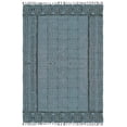 thumbnail image 1 of Casavani Hand Block Printed Cotton Dhurrie Grey Living Room, Bedroom, Dining Room Carpets 5x7 feet, 1 of 5