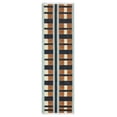 thumbnail image 1 of Casavani Hand Block Printed Cotton Dhurrie Living Room Carpets Outdoor Patio Rug, Black 5x7 feet, 1 of 5