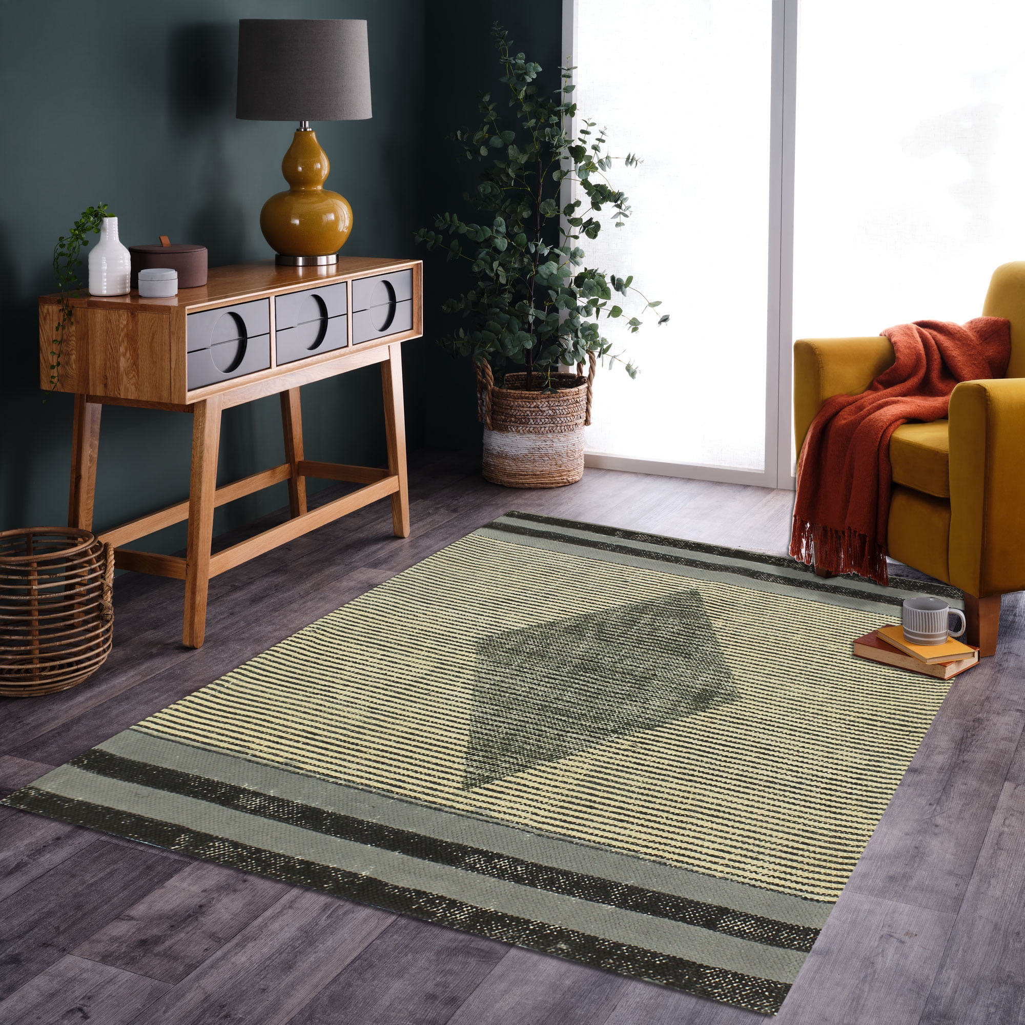 Casavani Hand Block Printed Cotton Rug Bedroom Living Room Carpets ...