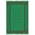 thumbnail image 1 of Casavani Hand Block Printed Green Cotton Hallway Stair Runner Area Rug Indoor Outdoor Rug 2.6x8 feet, 1 of 5