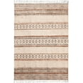 thumbnail image 1 of Casavani Hand Made Durrie Home Décor Area Rug,Black 4x7 ft, 1 of 6