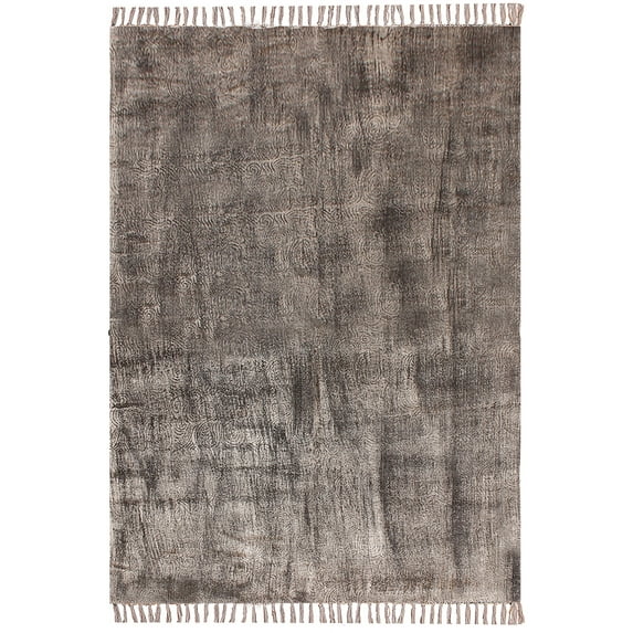 Casavani Hand Woven Black Cotton Durries Bohemian Carpets Outdoor Yoga Mat 6x9 feet