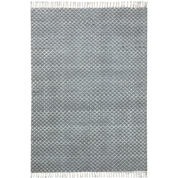 Casavani HandMade Flat Weave Cotton area Rug, Black 8x8 feet