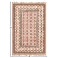 thumbnail image 1 of Casavani Handblock Printed Beige Cotton Carpets Square Bedroom Dining Room Kitchen Area Rugs 7x7 feet, 1 of 1