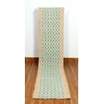 thumbnail image 1 of Casavani Handblock Printed Cotton Dhurrie Living Bedroom and Dining Room Carpets Home Decor Kilim Rug, Green 6x8 feet, 1 of 6