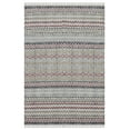 thumbnail image 1 of Casavani Handblock Printed Cotton Kilim Rug 2.5x18 Runner Rug Black Cotton Dhurrie Hallway Stair Runner, 1 of 6