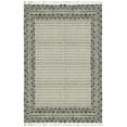 thumbnail image 1 of Casavani Handblock Printed Cotton Rug Black Square Kitchen Carpets Indoor Outdoor Kilim Rug 3x3 feet, 1 of 5