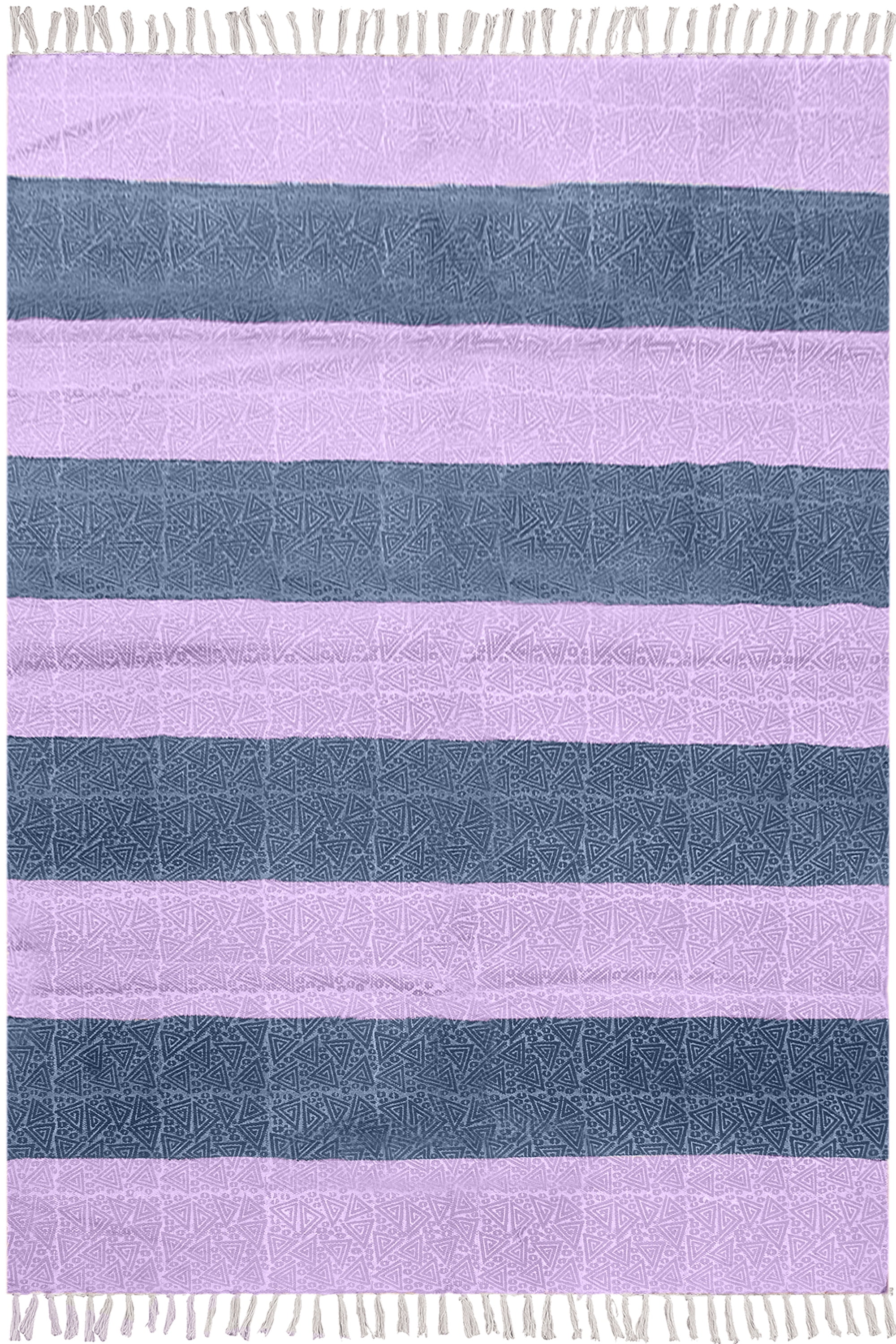 Casavani Handblock Printed Cotton Rug Blue Hallway Runner Area Carpets ...