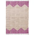 thumbnail image 1 of Casavani Handblock Printed Pink Cotton Carpets Square Bedroom Dining Room Kitchen Area Rugs 4x4 feet, 1 of 5