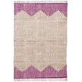 thumbnail image 1 of Casavani Handblock Printed Pink Cotton Carpets Square Bedroom Dining Room Kitchen Area Rugs 9x9 feet, 1 of 6