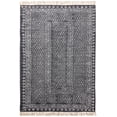 thumbnail image 1 of Casavani Handmade 100% Cotton Rug Living Room Area rug Black Area Kilim 4x12 feet, 1 of 5