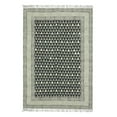 thumbnail image 1 of Casavani Handmade Black Cotton Dhurrie Hallway & Kitchen Runner Area Rug Outdoor Kilim 4x20 feet, 1 of 5