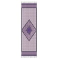 thumbnail image 1 of Casavani Handmade Block Printed Cotton Dhurrie Purple Kitchen Area Rug 3x5 feet, 1 of 5