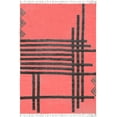 thumbnail image 1 of Casavani Handmade Block Printed Cotton Dhurrie Red Living Room Floor Carpets Square Outdoor Rug 5x5 feet, 1 of 5