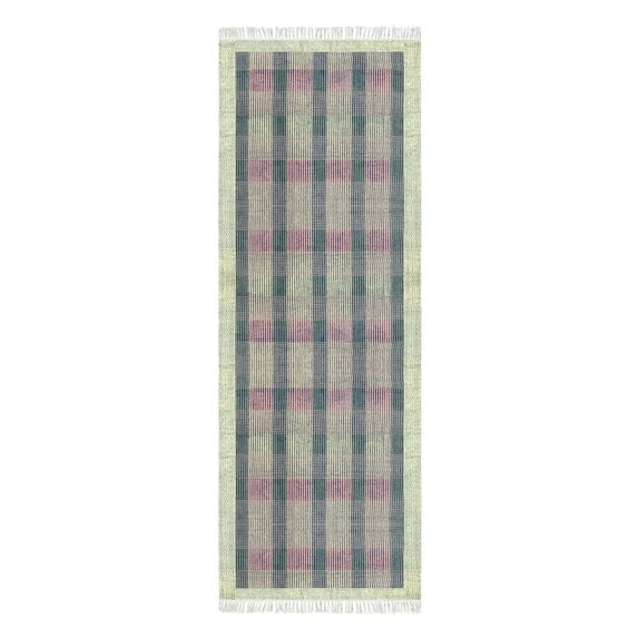 Casavani Handmade Blue Home Decor Morden Kilim Outdoor Mat Boho Durrie 12x15 feet