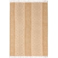 thumbnail image 1 of Casavani Handmade Cotton Garden Area Rug, Brown 5x8 Ft, 1 of 6