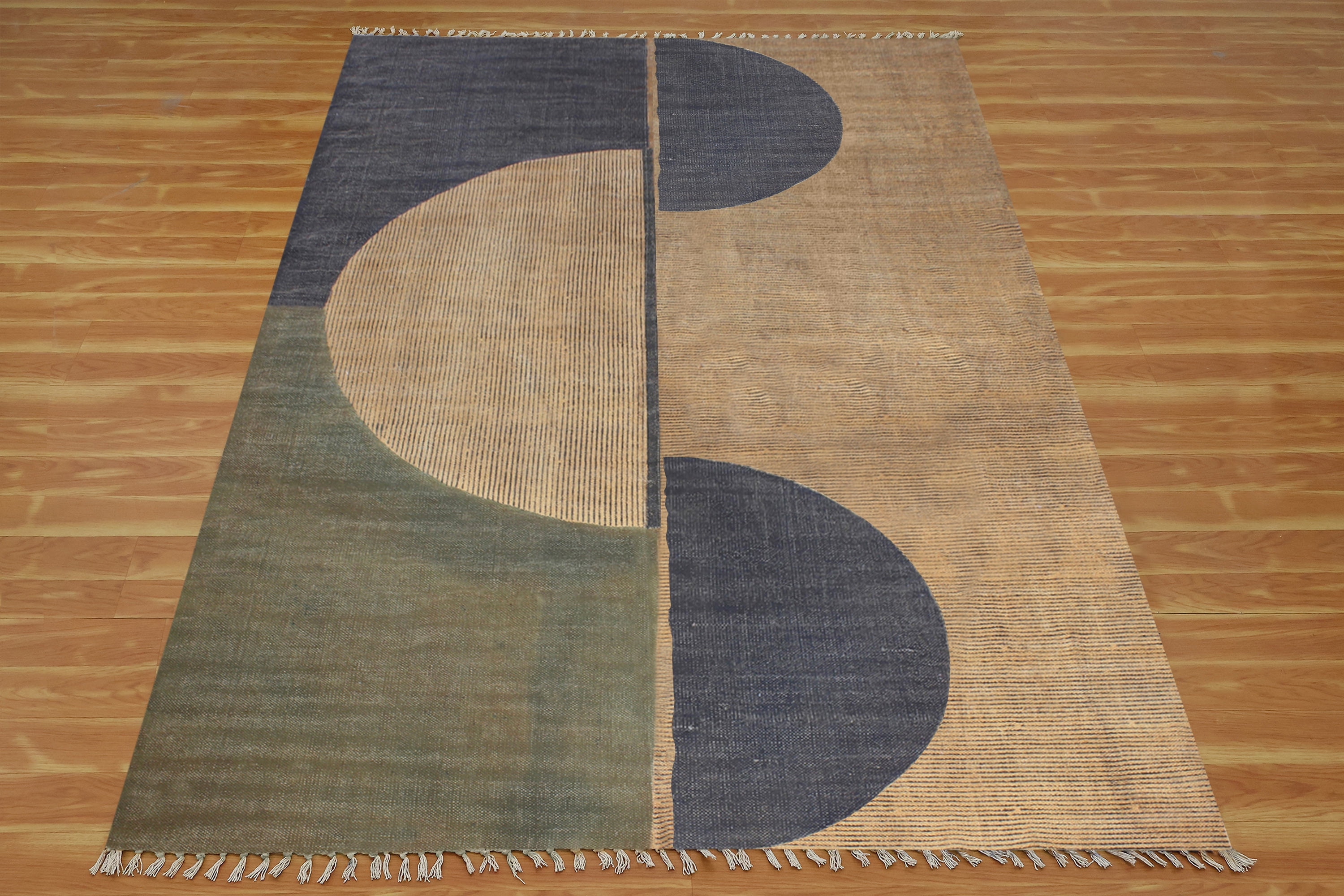 Casavani Handmade Cotton Runner Area Rug for Hallway & Stairs Block ...