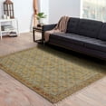 thumbnail image 1 of Casavani Handmade Cotton Vintage Look Carpet,Yellow 4x10 feet, 1 of 6