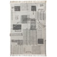 thumbnail image 1 of Casavani Handmade Eco Friendly Dhurrie Black Living Room Area Kilim 3x3 Feet, 1 of 5