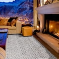thumbnail image 1 of Casavani Handmade Geometric Garden Area Rug, Brown 4x4 feet, 1 of 6