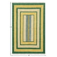 thumbnail image 1 of Casavani Handmade Green Cotton Dhurrie Bedroom and Dining Room Rug Outdoor Rug 12x15 feet, 1 of 6