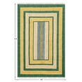 thumbnail image 1 of Casavani Handmade Green Cotton Dhurrie Custom Kitchen Carpets Home Decor Kilim 2x3 feet, 1 of 6