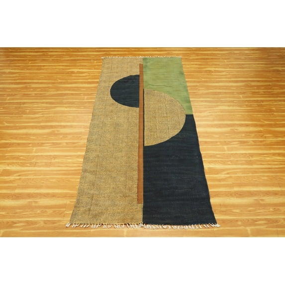 Casavani Handwoven Brown Hallway Stair Runner Area Rugs 2.6x4 feet