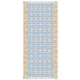 thumbnail image 1 of Casavani Handwoven Cotton Dhurrie Blue Indoor Outdoor Patio Rug Brown Living Room Carpets 5x8 feet, 1 of 7