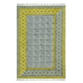thumbnail image 1 of Casavani Handwoven Green Cotton Kitchen Area Mat Indoor Outdoor Rug Home Decor Kilim 2.6x4 feet, 1 of 5