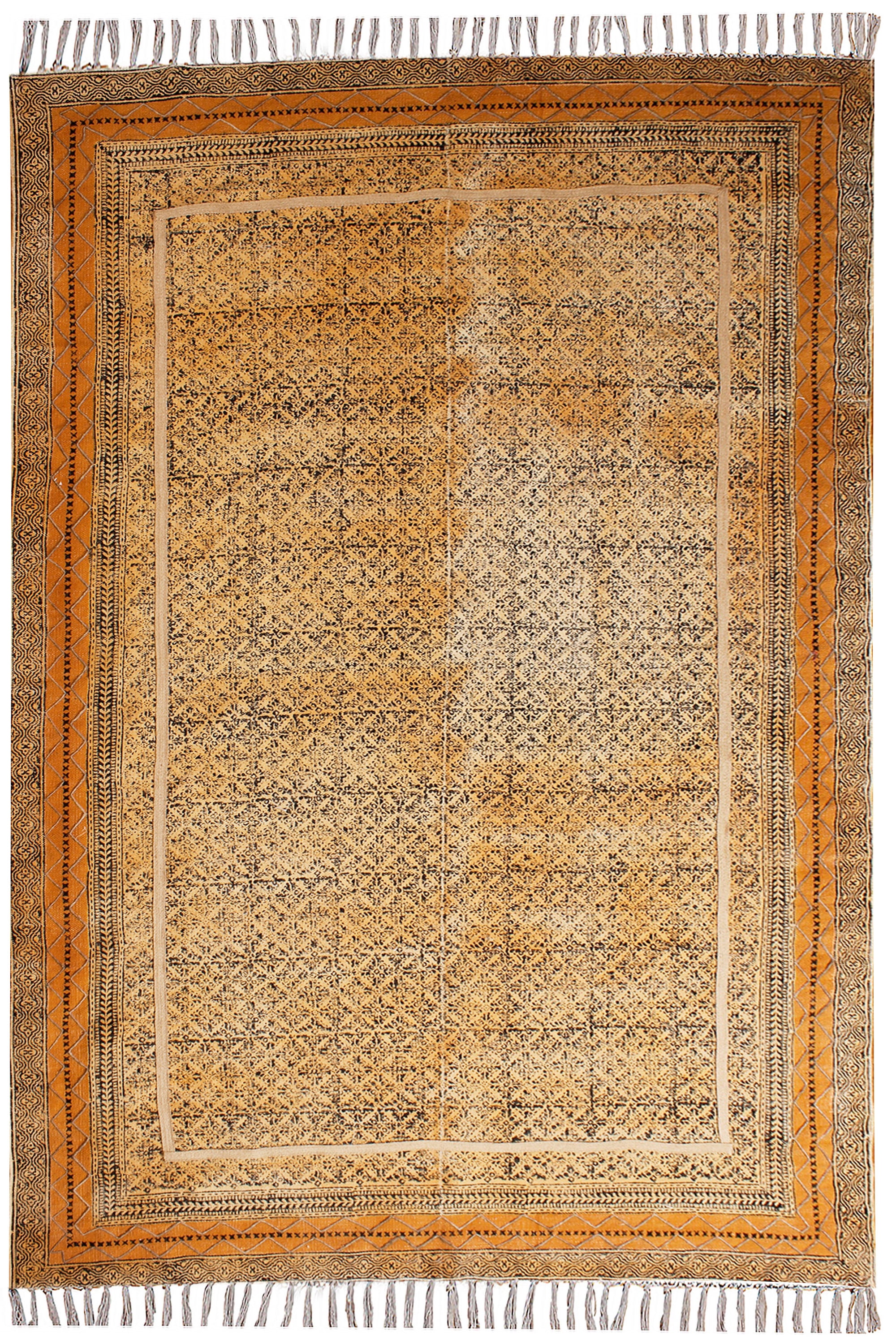 Casavani Indian Cotton Durrie Kitchen Floor rugs Bronze Outdoor Carpet ...