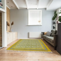 Casavani Indian Cotton Rug Fine Traditional Carpet 2x3 feet