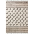 thumbnail image 1 of Casavani Indian Hand Woven Dining Room Rug, Gray 4x7 feet, 1 of 5