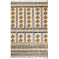 thumbnail image 1 of Casavani Indian Handmade Golden Rug Yoga Garden Carpet Hand 8x8 feet, 1 of 5