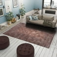 thumbnail image 1 of Casavani Indian Handmade Natural Cotton Rug, Brown 9x9 feet, 1 of 6