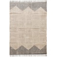 thumbnail image 1 of Casavani Indian Natural Cotton Rug Brown floor Kilim Garden Area Carpet 6x6 Feet, 1 of 5