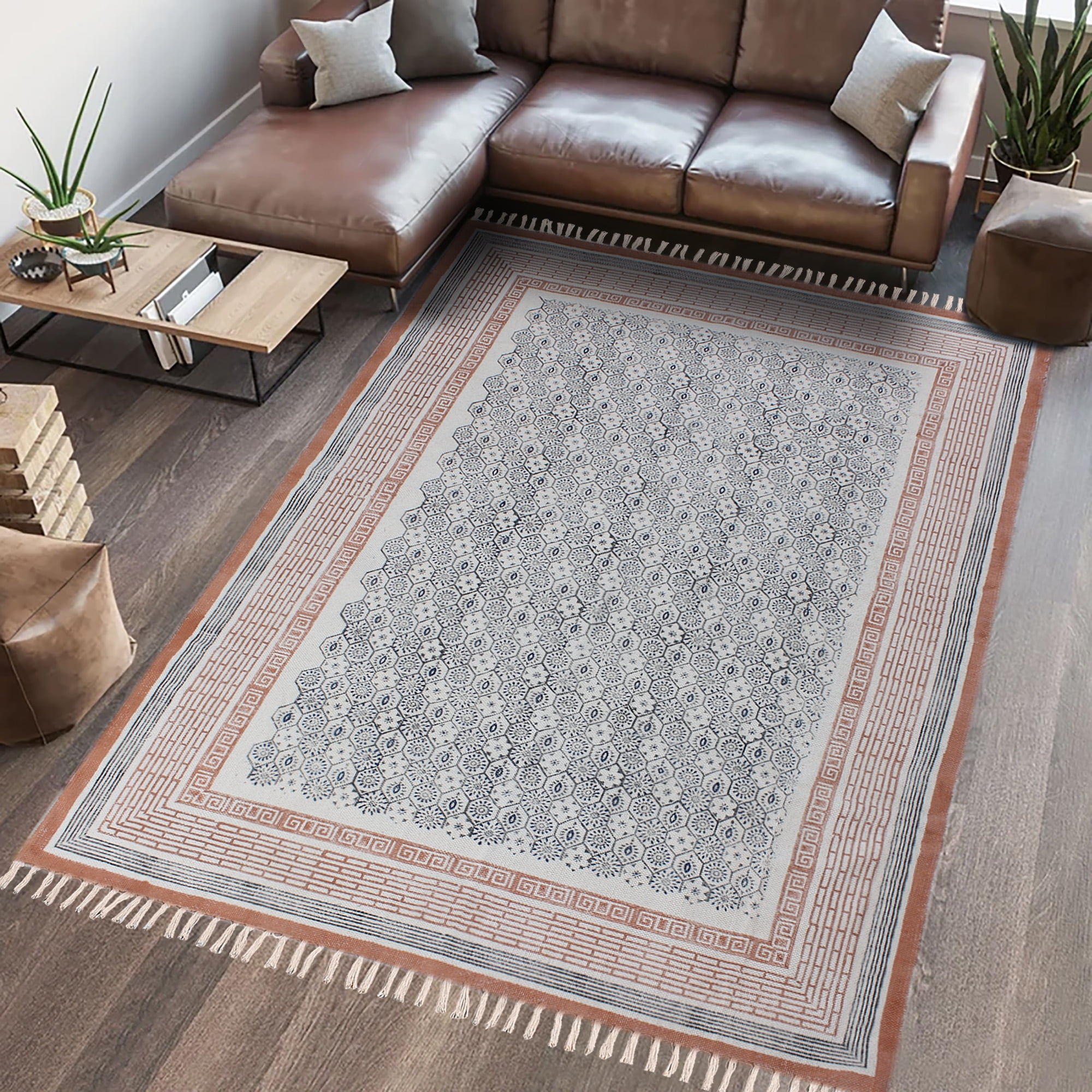Feathered Crown Kitchen Area Rug NCU0TD1433