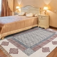 thumbnail image 1 of Casavani Living Room Hand Made Boho Style Rug,Brown 2.6x10feet, 1 of 6