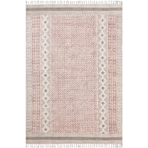 Casavani Living Room kilim Outdoor yoga mat, Red 2x3 feet