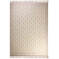 thumbnail image 1 of Casavani Moroccan Rug Handmade Beige Cotton Durries Yoga Garden Area Mat 4x8 Feet, 1 of 5