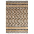 thumbnail image 1 of Casavani Pure Cotton Traditional Area Rug,Brown 3x3 feet, 1 of 6