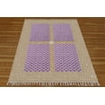 thumbnail image 1 of Casavani Purple Hand Block Printed Cotton Runner Area Rugs for Hallway and Stair, Ourdoor Patio Rug 6x12 feet, 1 of 1