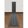 thumbnail image 1 of Casavani Square Handblock Printed Cotton Farmhouse Living Room Area Rug Home Decor Kilim Rug, Black 8x8 feet, 1 of 1
